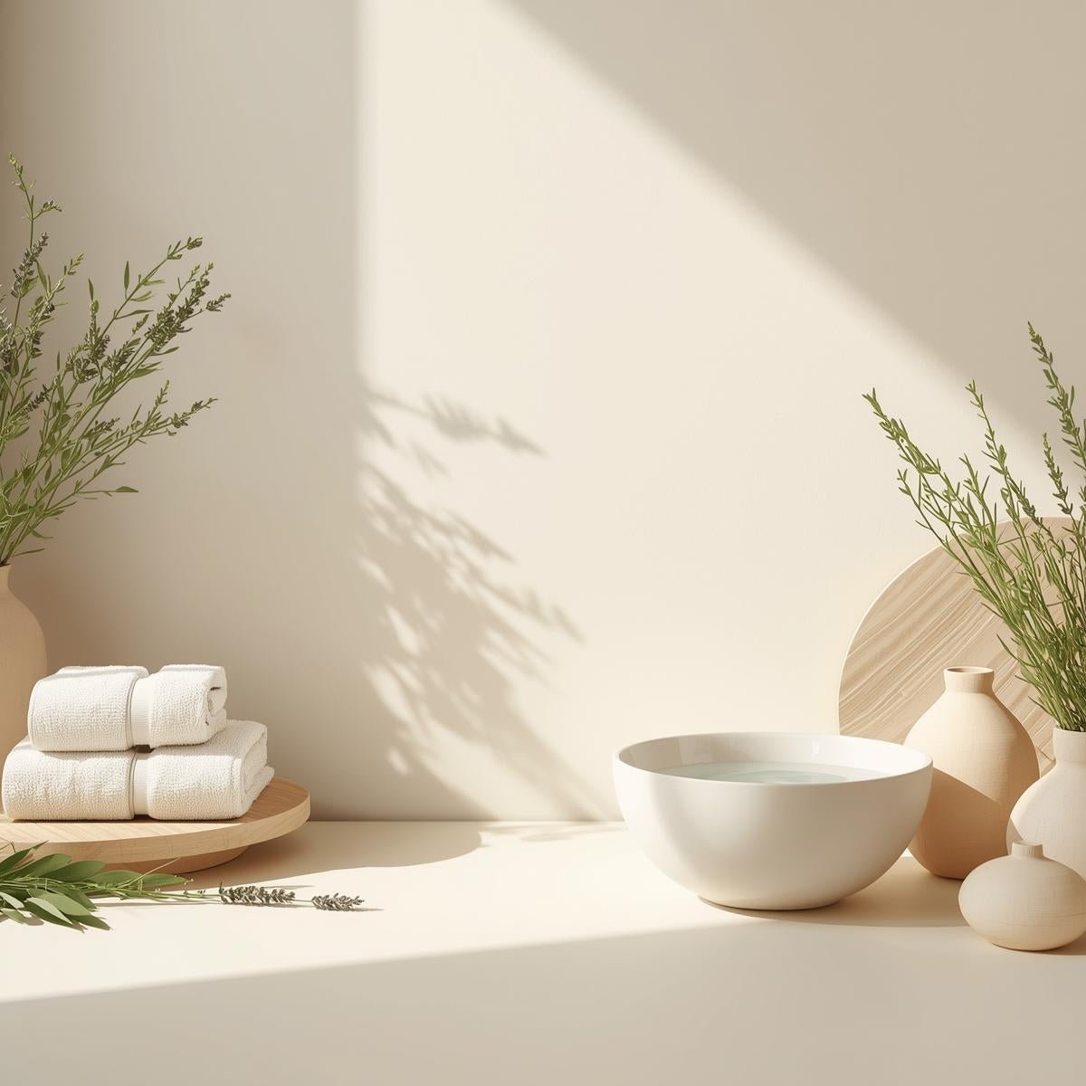 Gentle aromatherapy rituals for everyday calm with minimalist lavender aesthetic