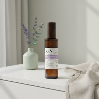 lavender room and pillow mist bottle minimalist calm aesthetic